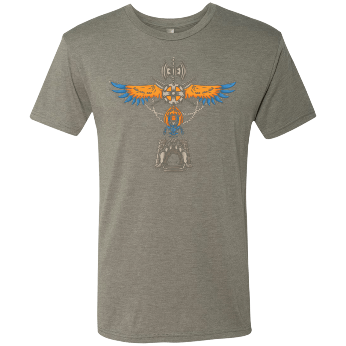 T-Shirts Venetian Grey / Small ETERNIA TOTEM Men's Triblend T-Shirt