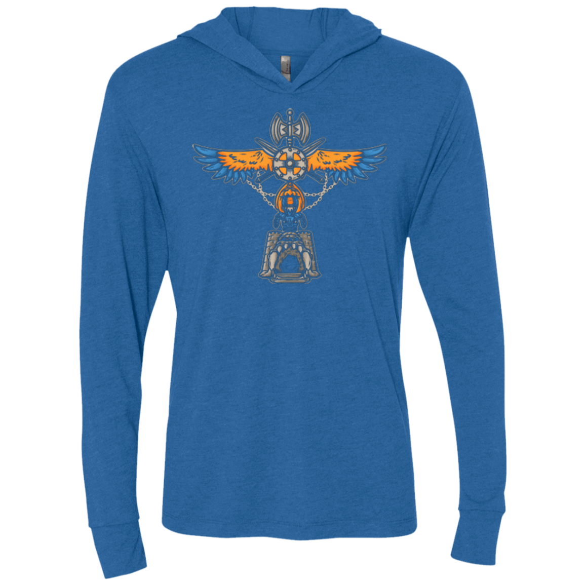 T-Shirts Vintage Royal / X-Small ETERNIA TOTEM Triblend Long Sleeve Hoodie Tee