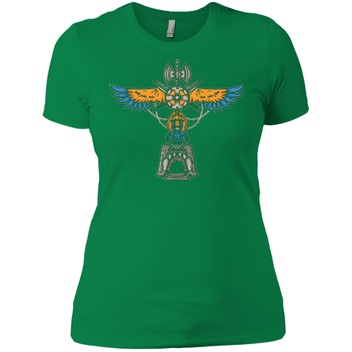 T-Shirts Kelly Green / X-Small ETERNIA TOTEM Women's Premium T-Shirt