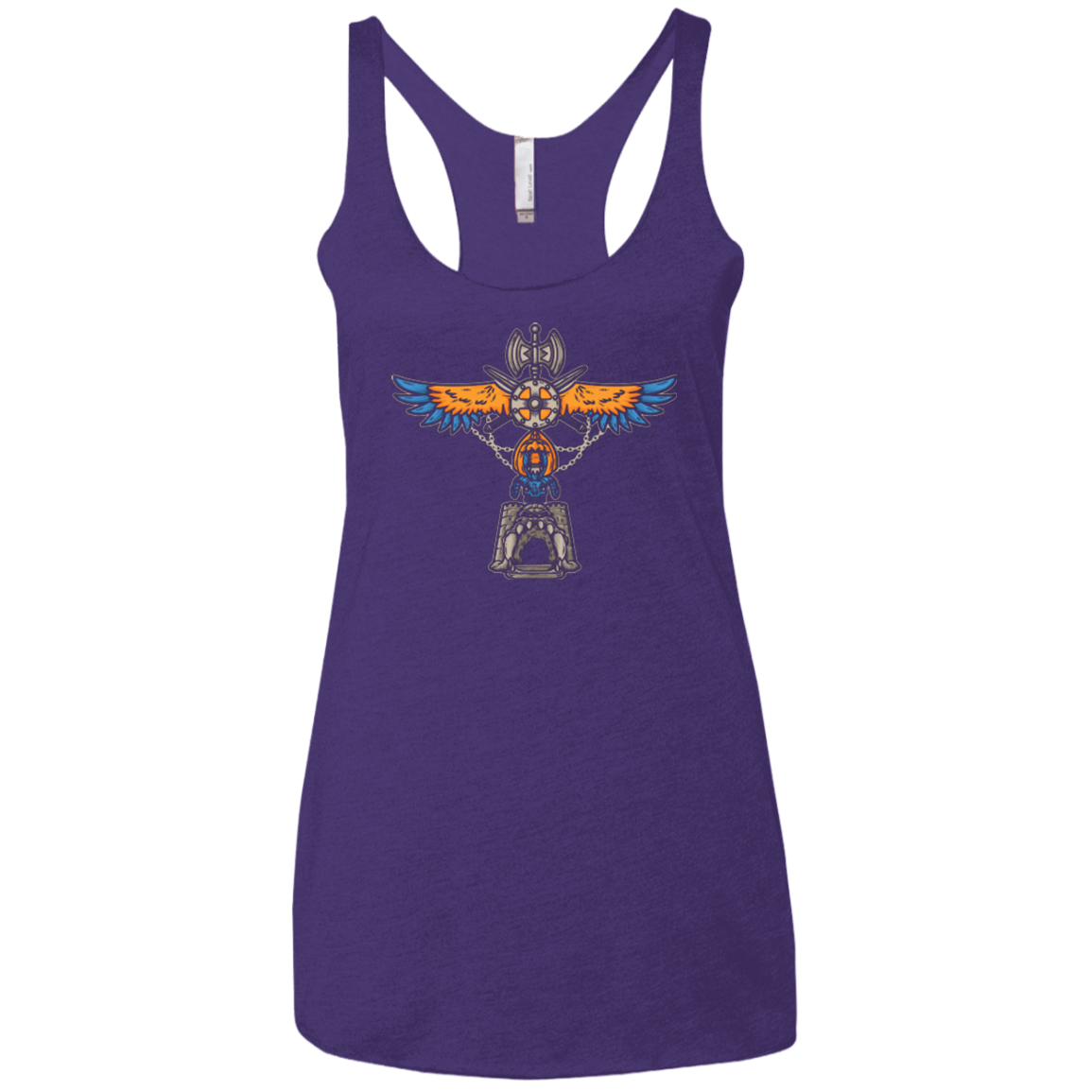 T-Shirts Purple / X-Small ETERNIA TOTEM Women's Triblend Racerback Tank