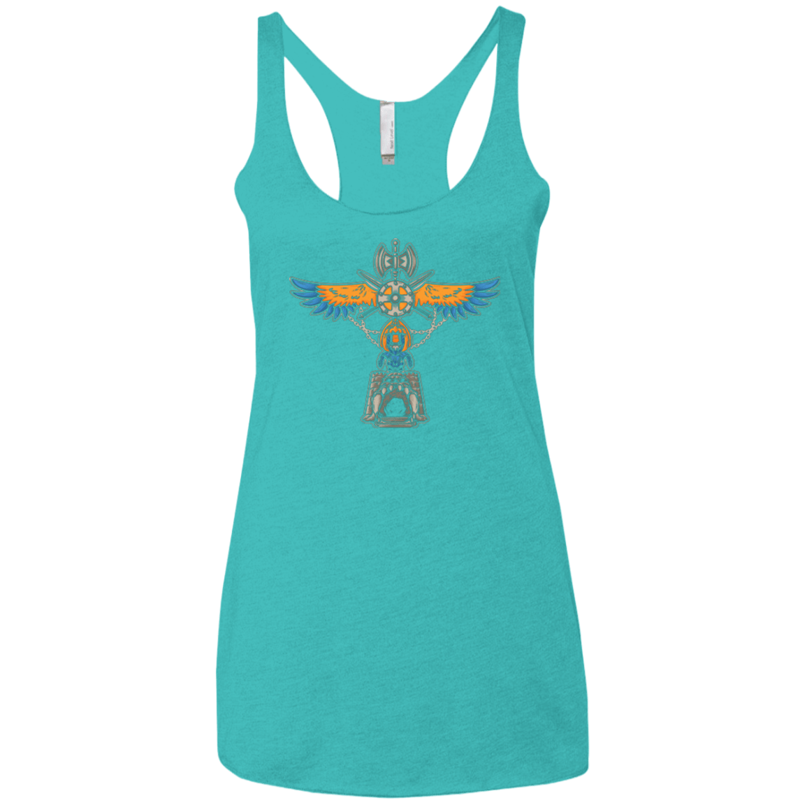T-Shirts Tahiti Blue / X-Small ETERNIA TOTEM Women's Triblend Racerback Tank