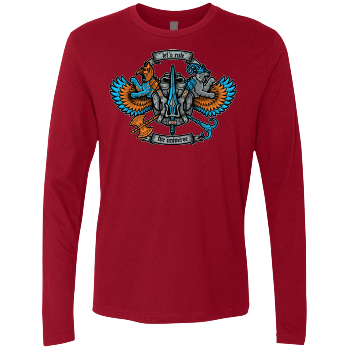 T-Shirts Cardinal / Small ETERNIAS CREST Men's Premium Long Sleeve