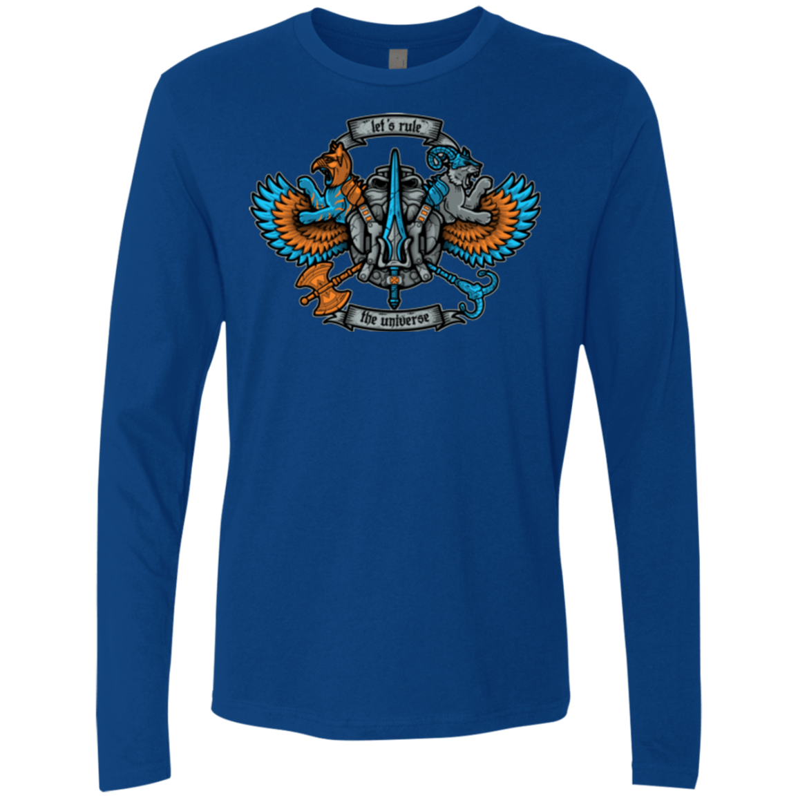 T-Shirts Royal / Small ETERNIAS CREST Men's Premium Long Sleeve
