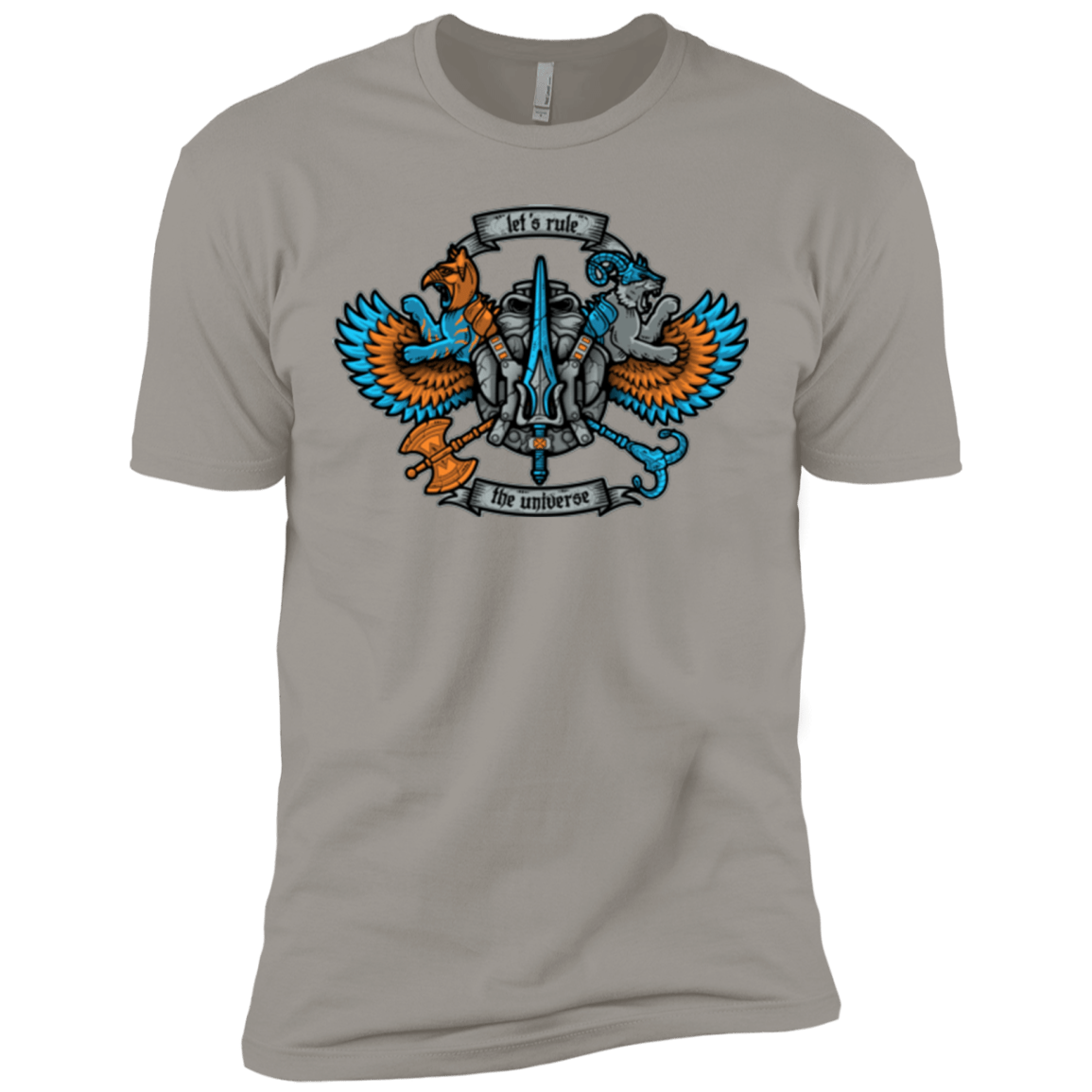 T-Shirts Light Grey / X-Small ETERNIAS CREST Men's Premium T-Shirt