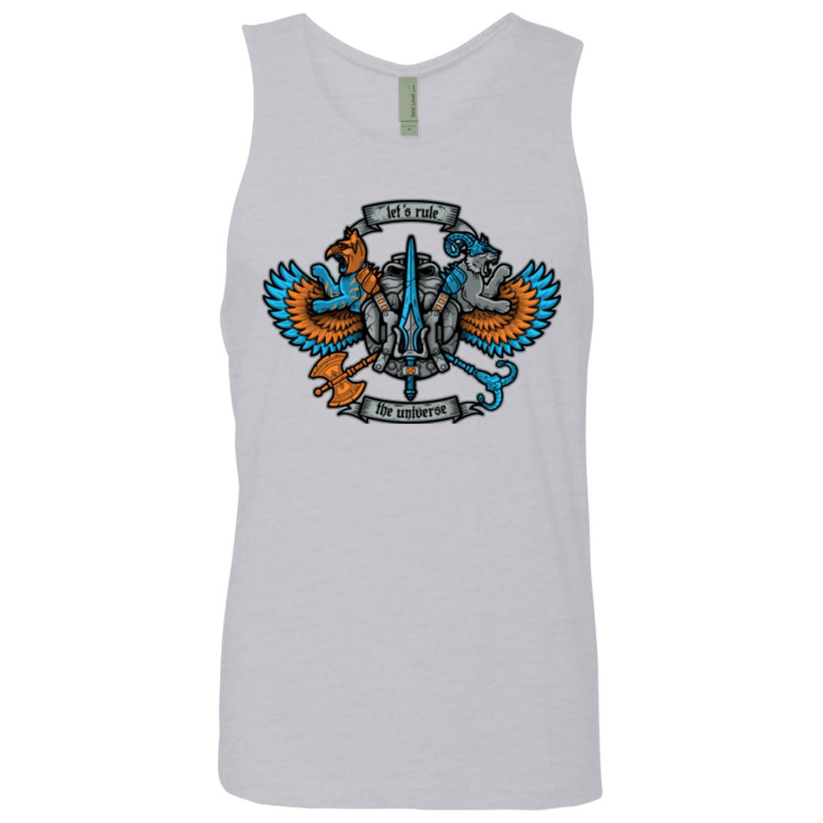 T-Shirts Heather Grey / Small ETERNIAS CREST Men's Premium Tank Top