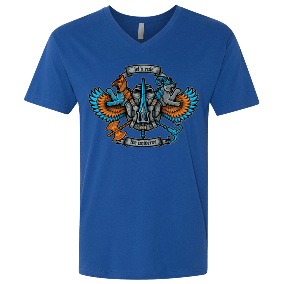 T-Shirts Royal / X-Small ETERNIAS CREST Men's Premium V-Neck