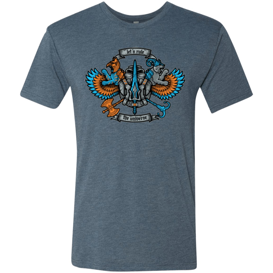 T-Shirts Indigo / Small ETERNIAS CREST Men's Triblend T-Shirt