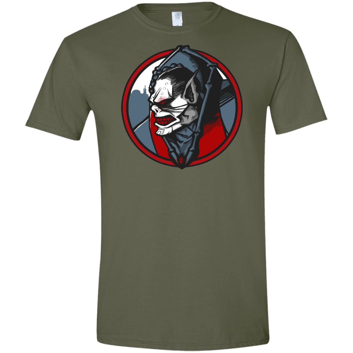 T-Shirts Military Green / S Eternias Worst Men's Semi-Fitted Softstyle