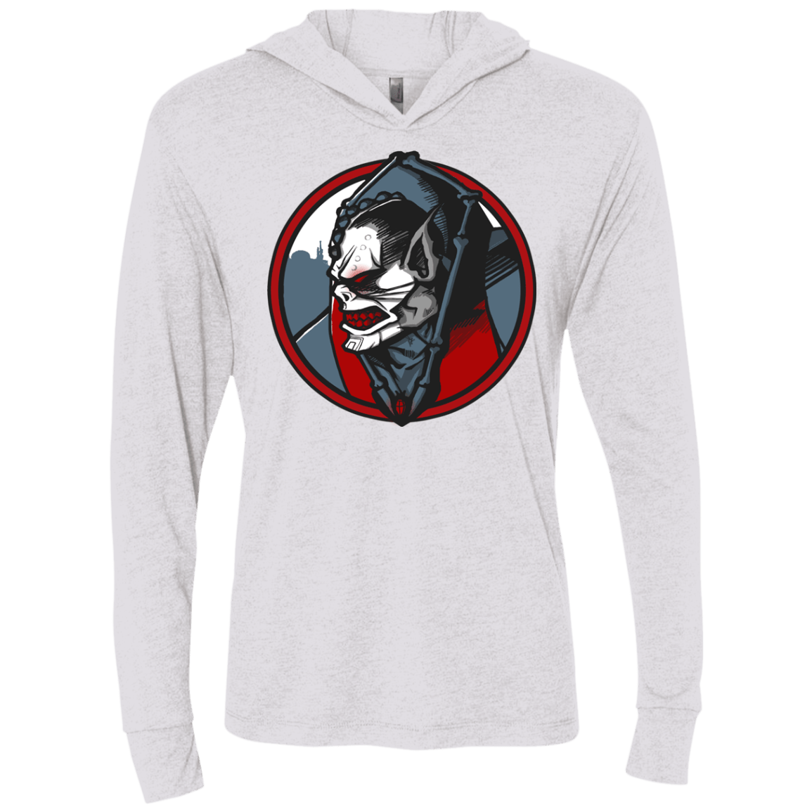 T-Shirts Heather White / X-Small Eternias Worst Triblend Long Sleeve Hoodie Tee