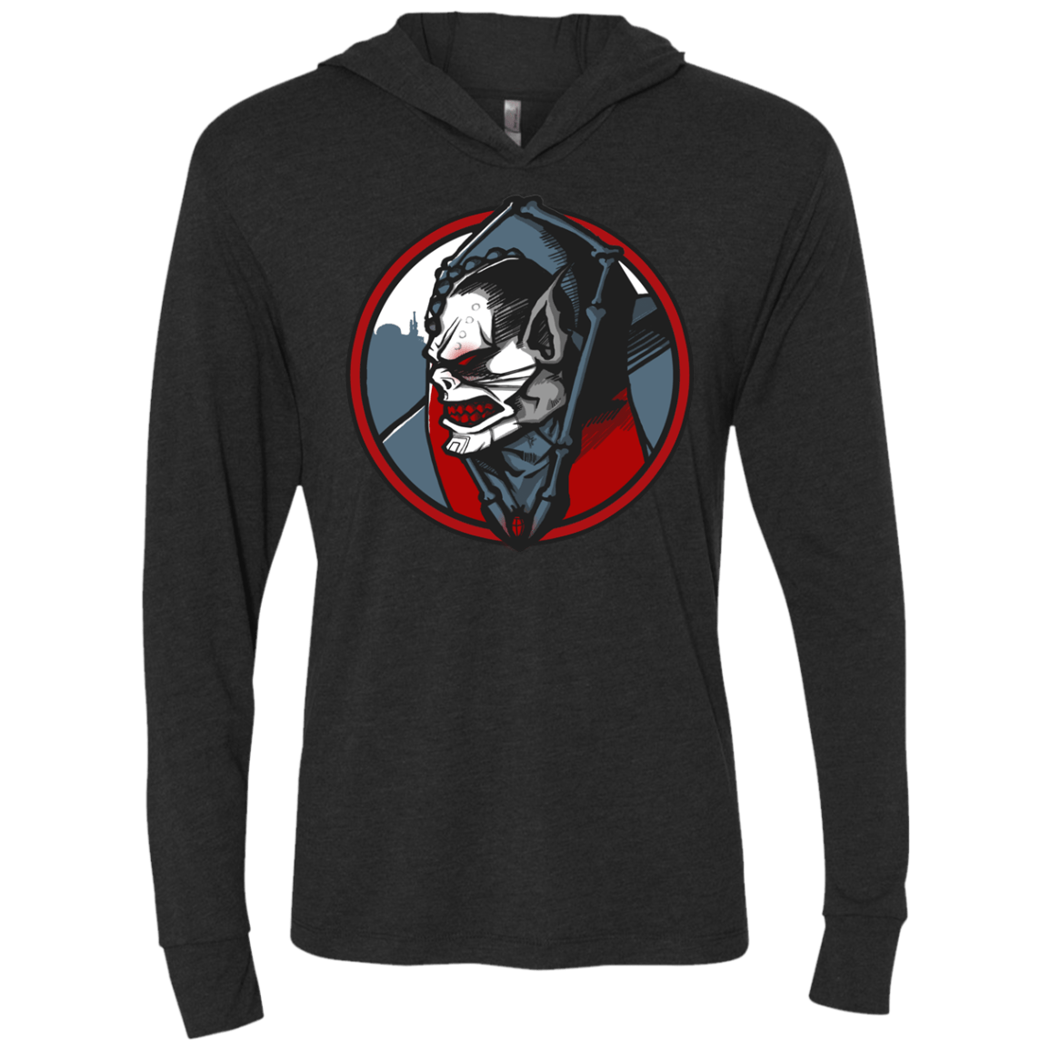 T-Shirts Vintage Black / X-Small Eternias Worst Triblend Long Sleeve Hoodie Tee