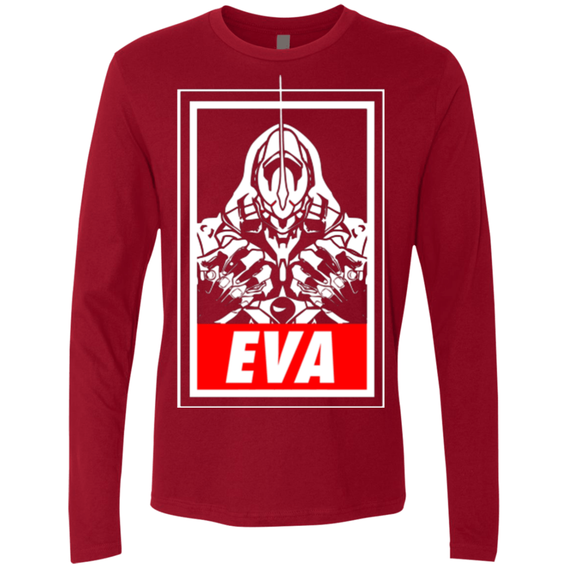 T-Shirts Cardinal / Small EVA Men's Premium Long Sleeve