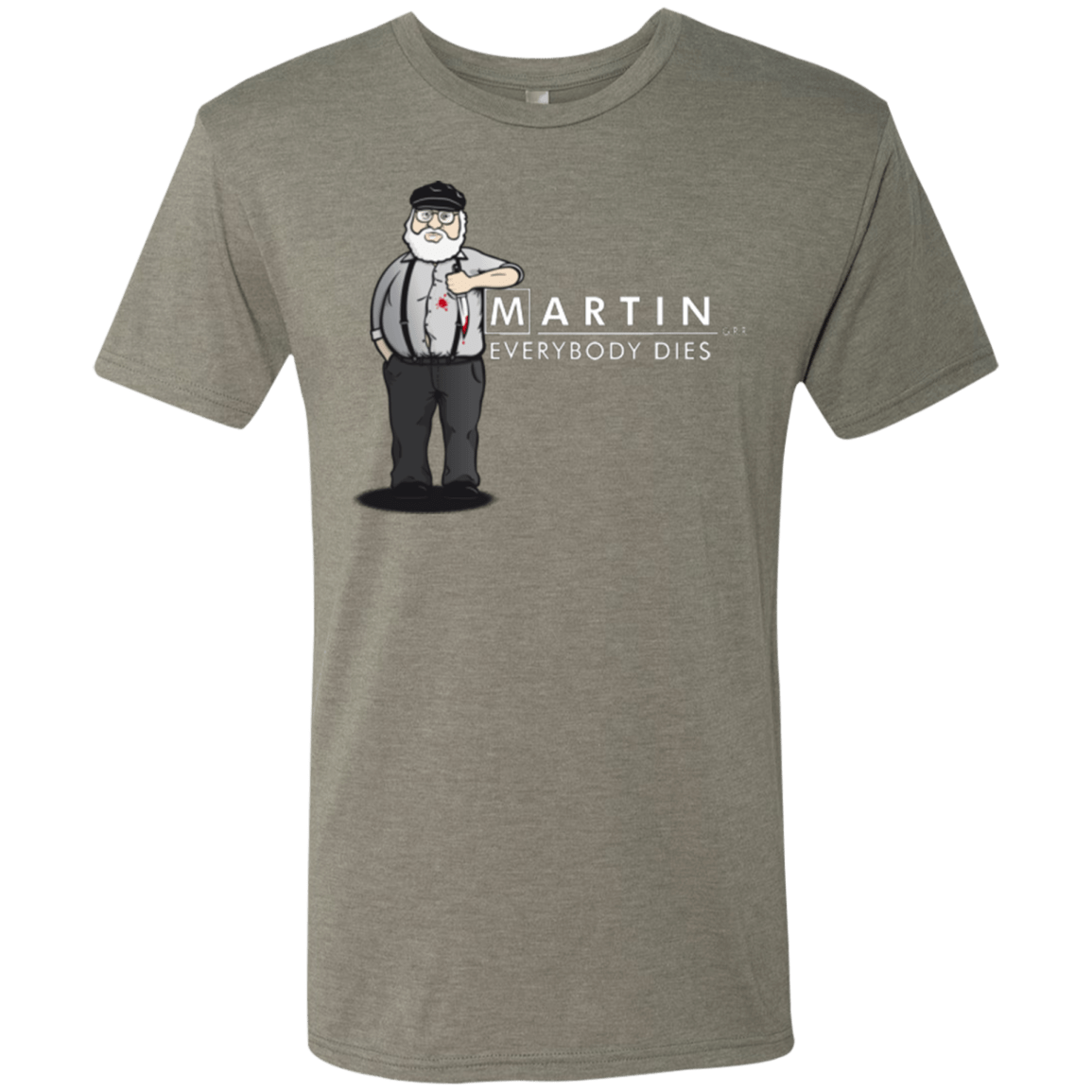 T-Shirts Venetian Grey / Small Everybody Dies Men's Triblend T-Shirt