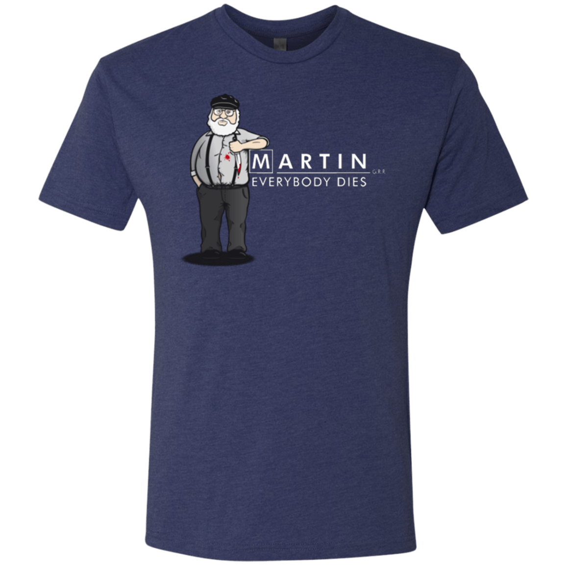 T-Shirts Vintage Navy / Small Everybody Dies Men's Triblend T-Shirt