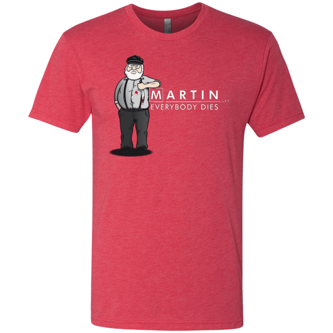 T-Shirts Vintage Red / Small Everybody Dies Men's Triblend T-Shirt