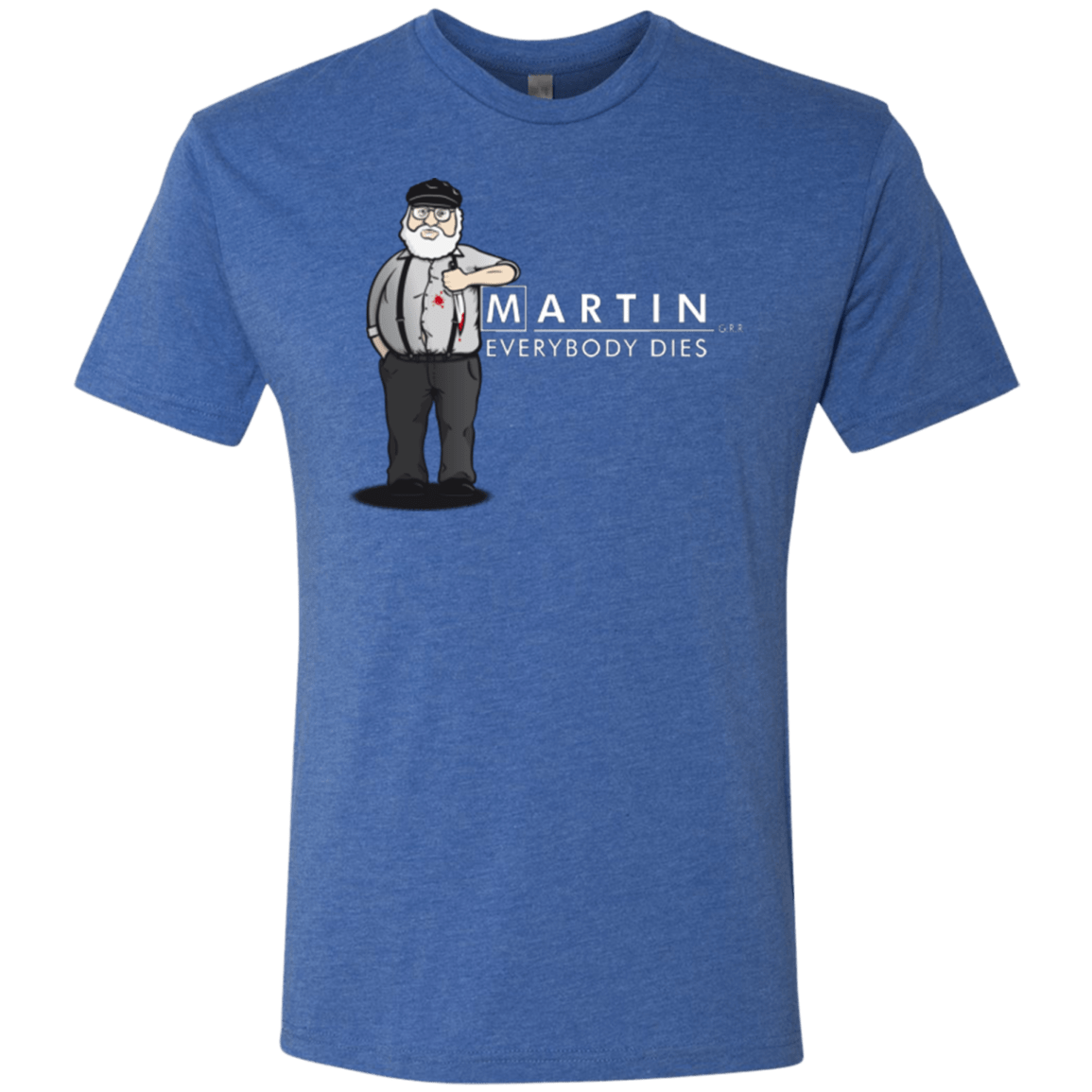 T-Shirts Vintage Royal / Small Everybody Dies Men's Triblend T-Shirt