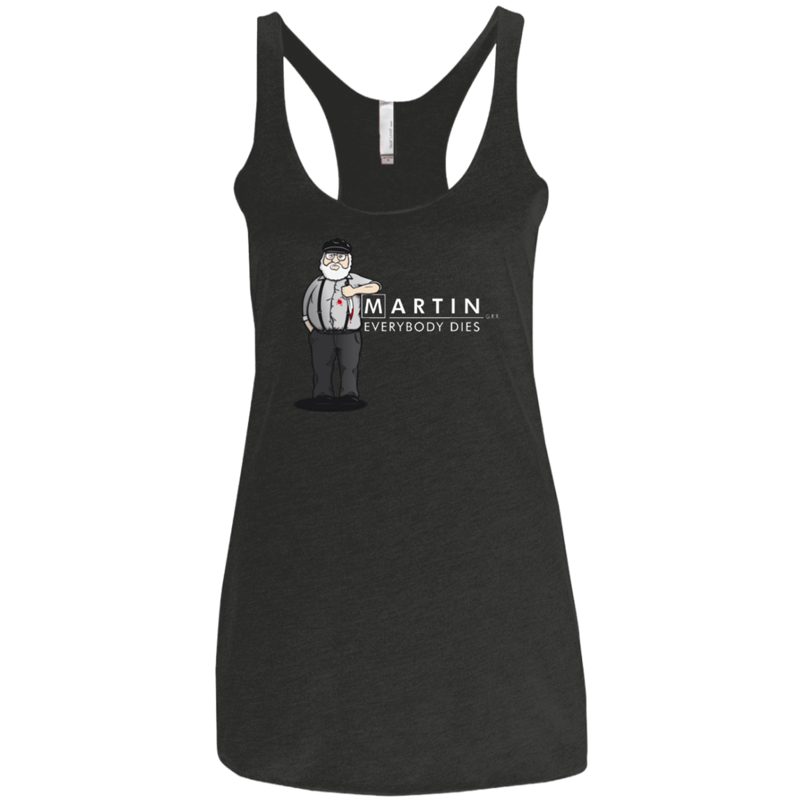 T-Shirts Vintage Black / X-Small Everybody Dies Women's Triblend Racerback Tank