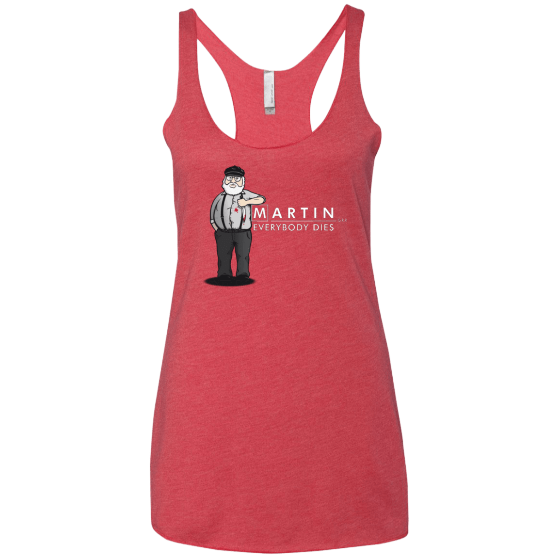 T-Shirts Vintage Red / X-Small Everybody Dies Women's Triblend Racerback Tank