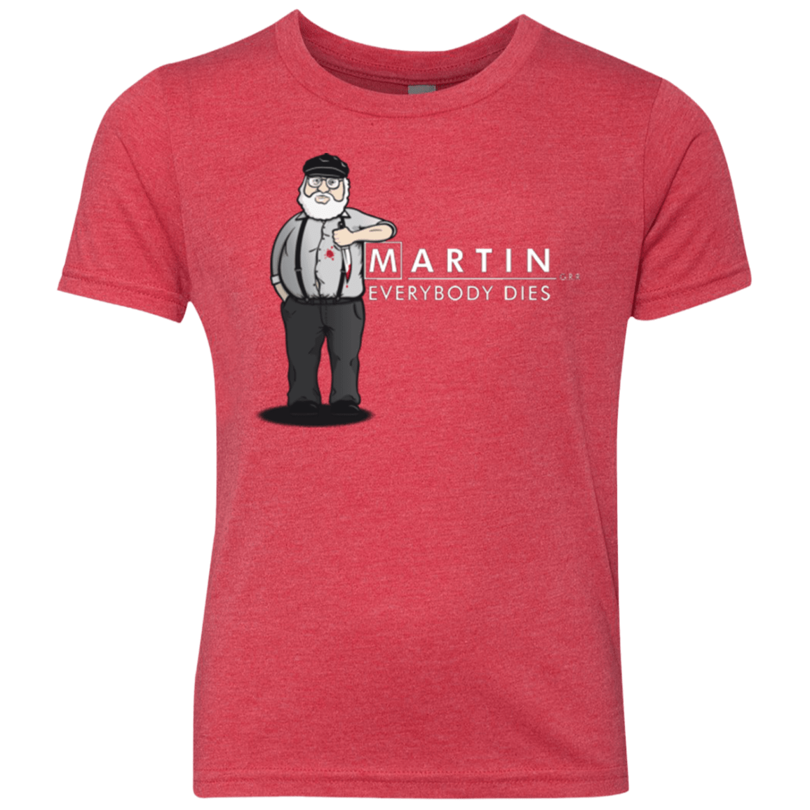 T-Shirts Vintage Red / YXS Everybody Dies Youth Triblend T-Shirt