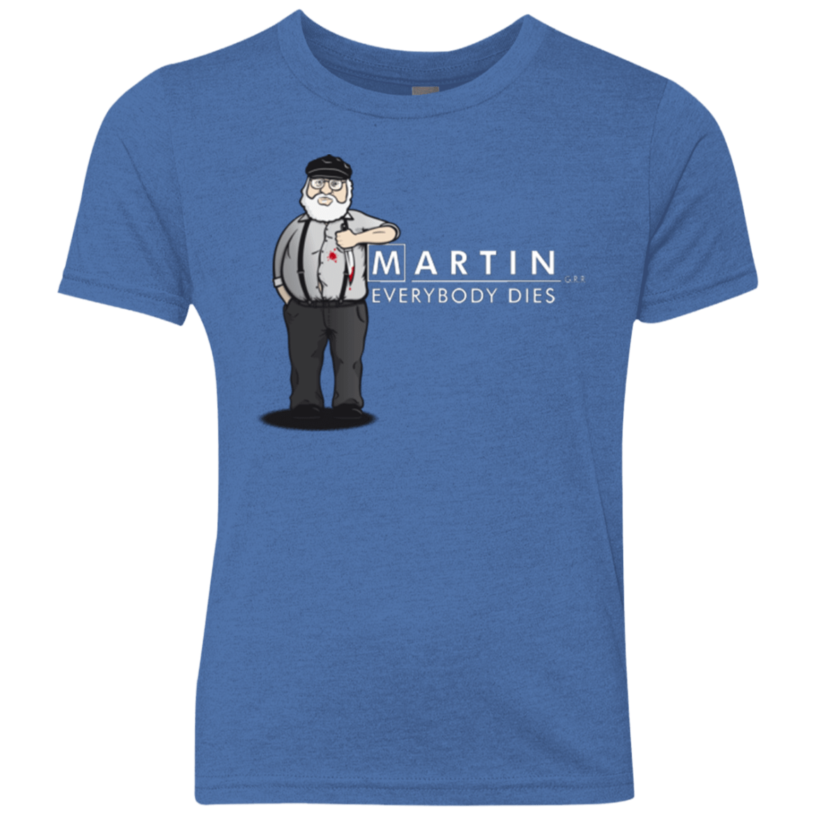 T-Shirts Vintage Royal / YXS Everybody Dies Youth Triblend T-Shirt