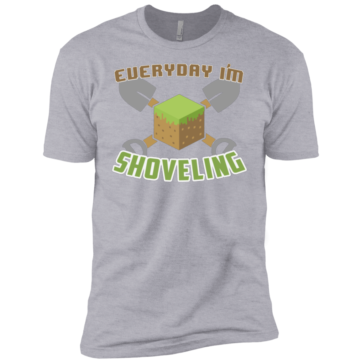 T-Shirts Heather Grey / YXS Everyday Shoveling Boys Premium T-Shirt
