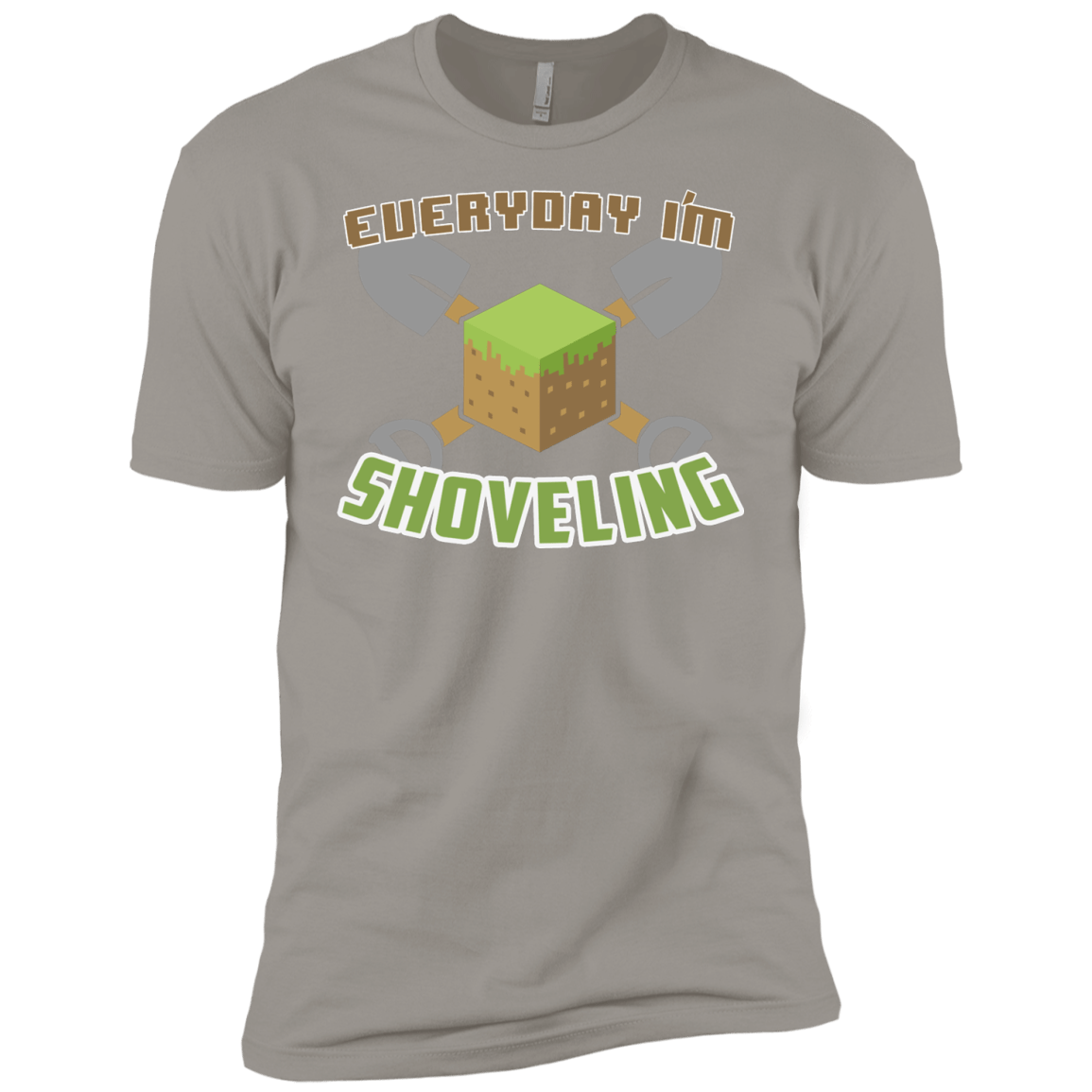 T-Shirts Light Grey / YXS Everyday Shoveling Boys Premium T-Shirt