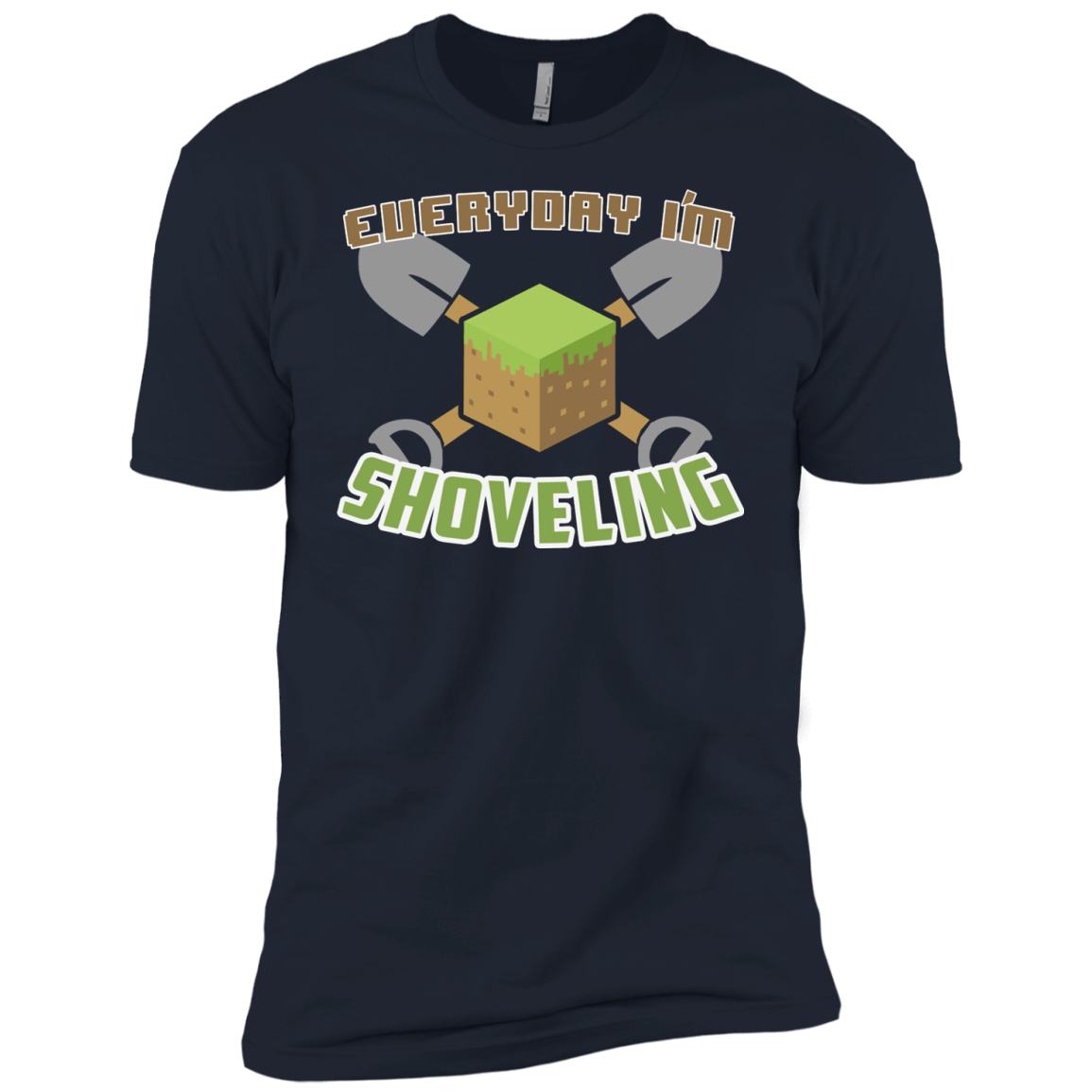 T-Shirts Midnight Navy / YXS Everyday Shoveling Boys Premium T-Shirt