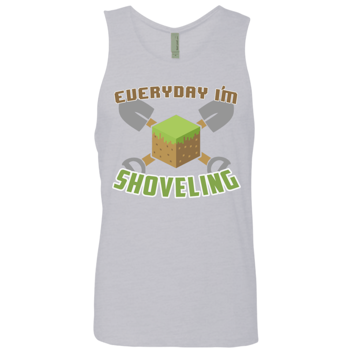 T-Shirts Heather Grey / Small Everyday Shoveling Men's Premium Tank Top