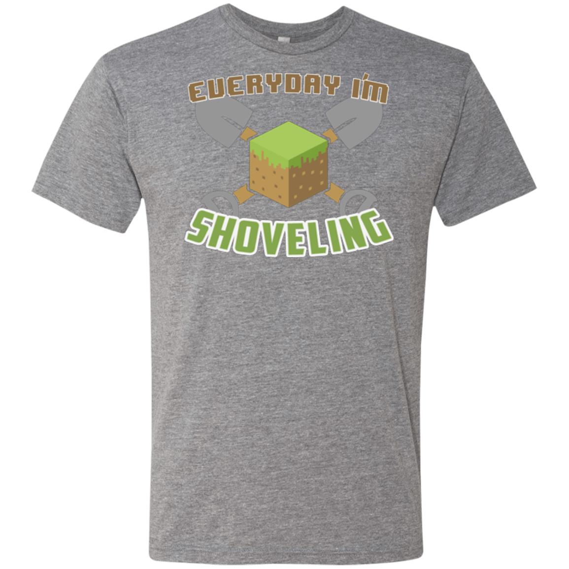 T-Shirts Premium Heather / Small Everyday Shoveling Men's Triblend T-Shirt