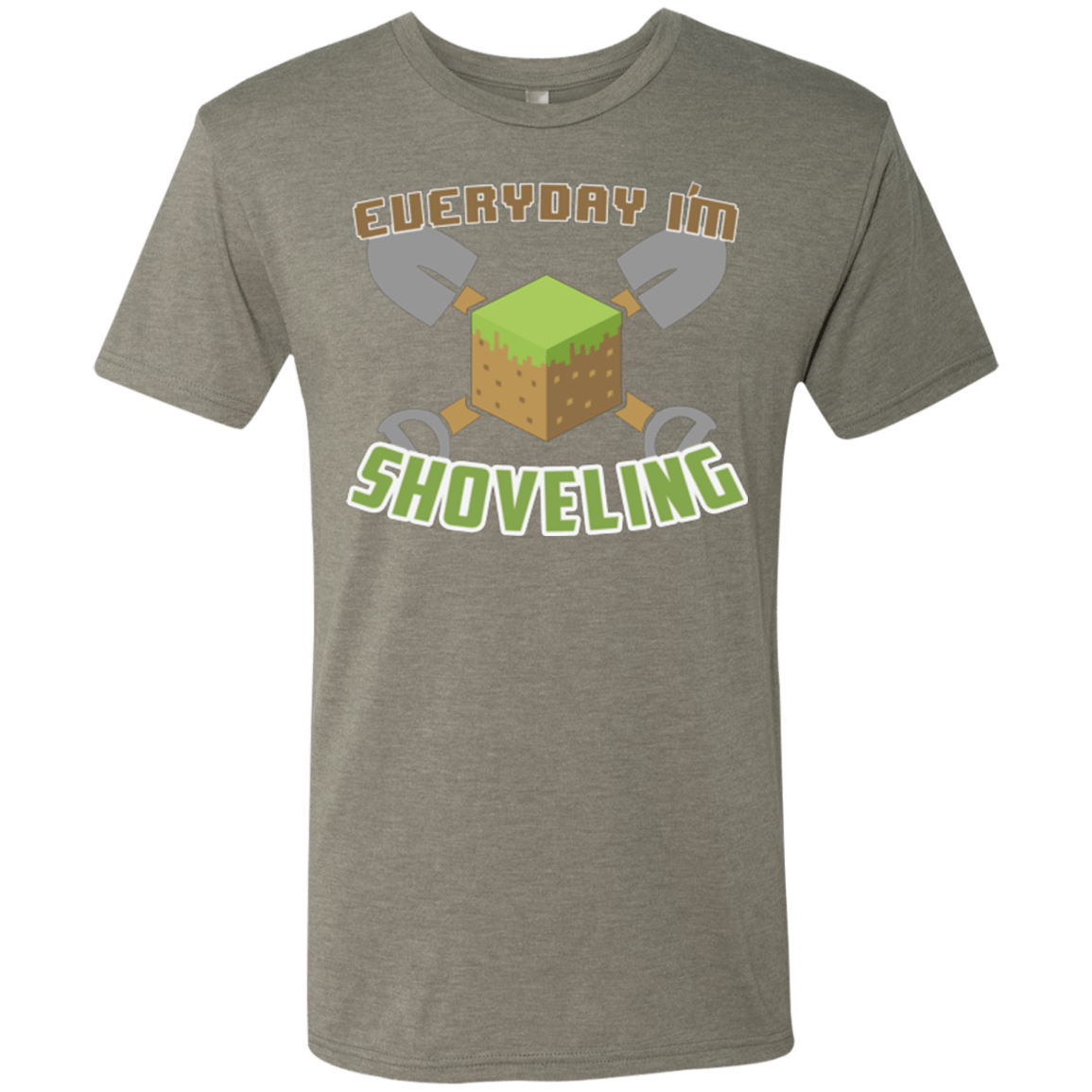 T-Shirts Venetian Grey / Small Everyday Shoveling Men's Triblend T-Shirt