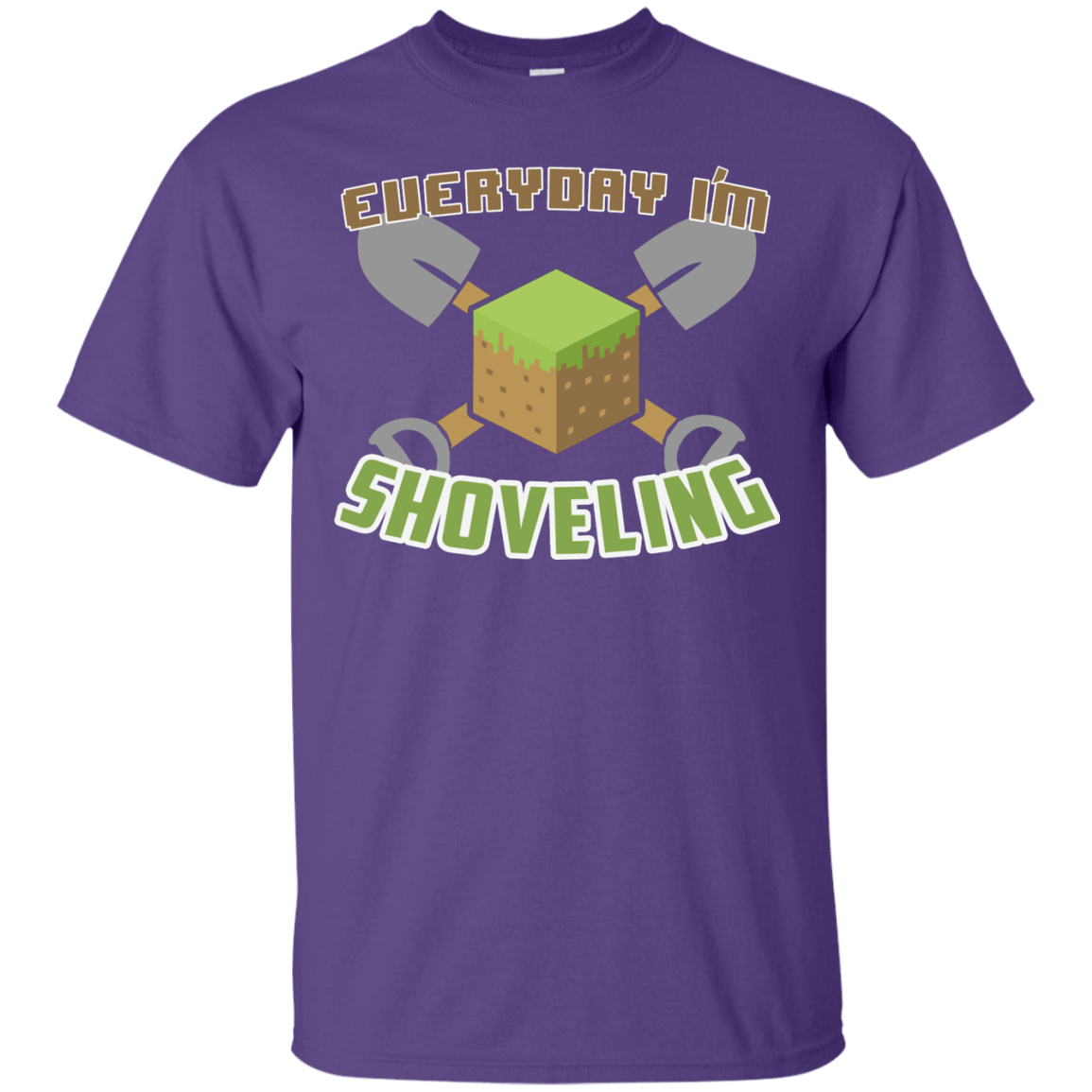 T-Shirts Purple / Small Everyday Shoveling T-Shirt