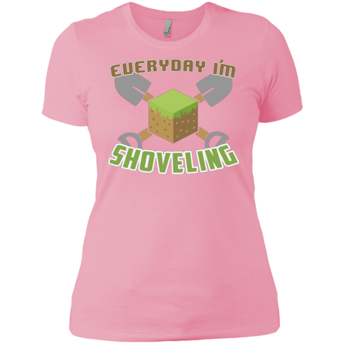 T-Shirts Light Pink / X-Small Everyday Shoveling Women's Premium T-Shirt