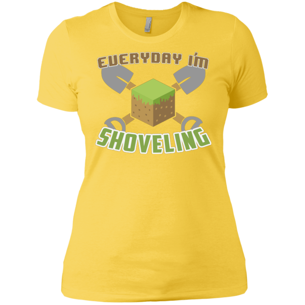 T-Shirts Vibrant Yellow / X-Small Everyday Shoveling Women's Premium T-Shirt