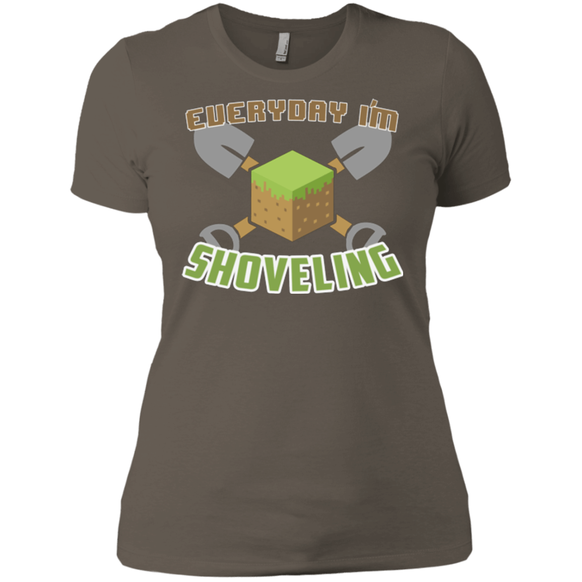 T-Shirts Warm Grey / X-Small Everyday Shoveling Women's Premium T-Shirt