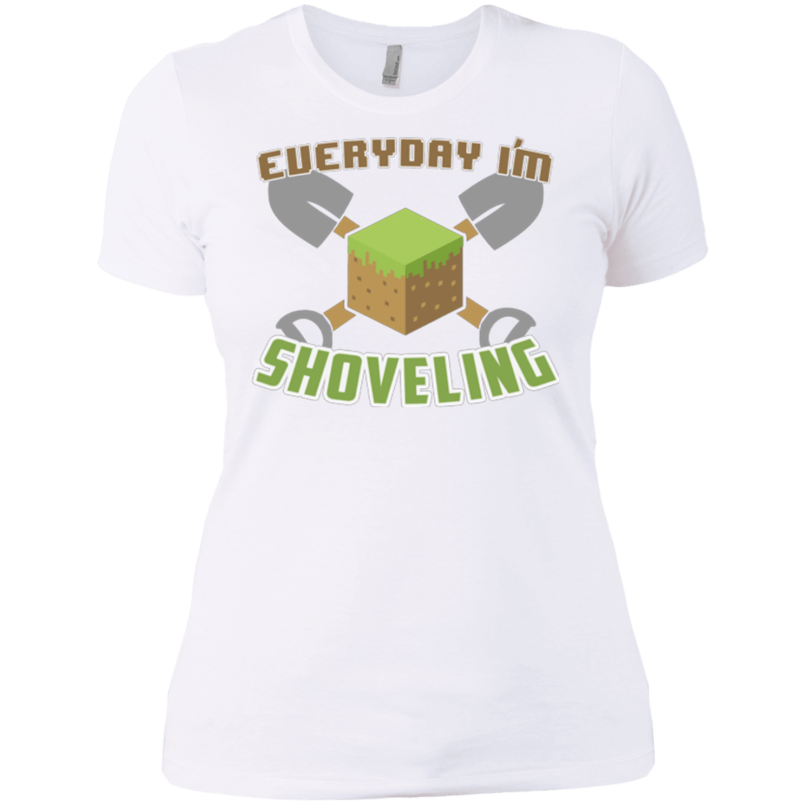 T-Shirts White / X-Small Everyday Shoveling Women's Premium T-Shirt