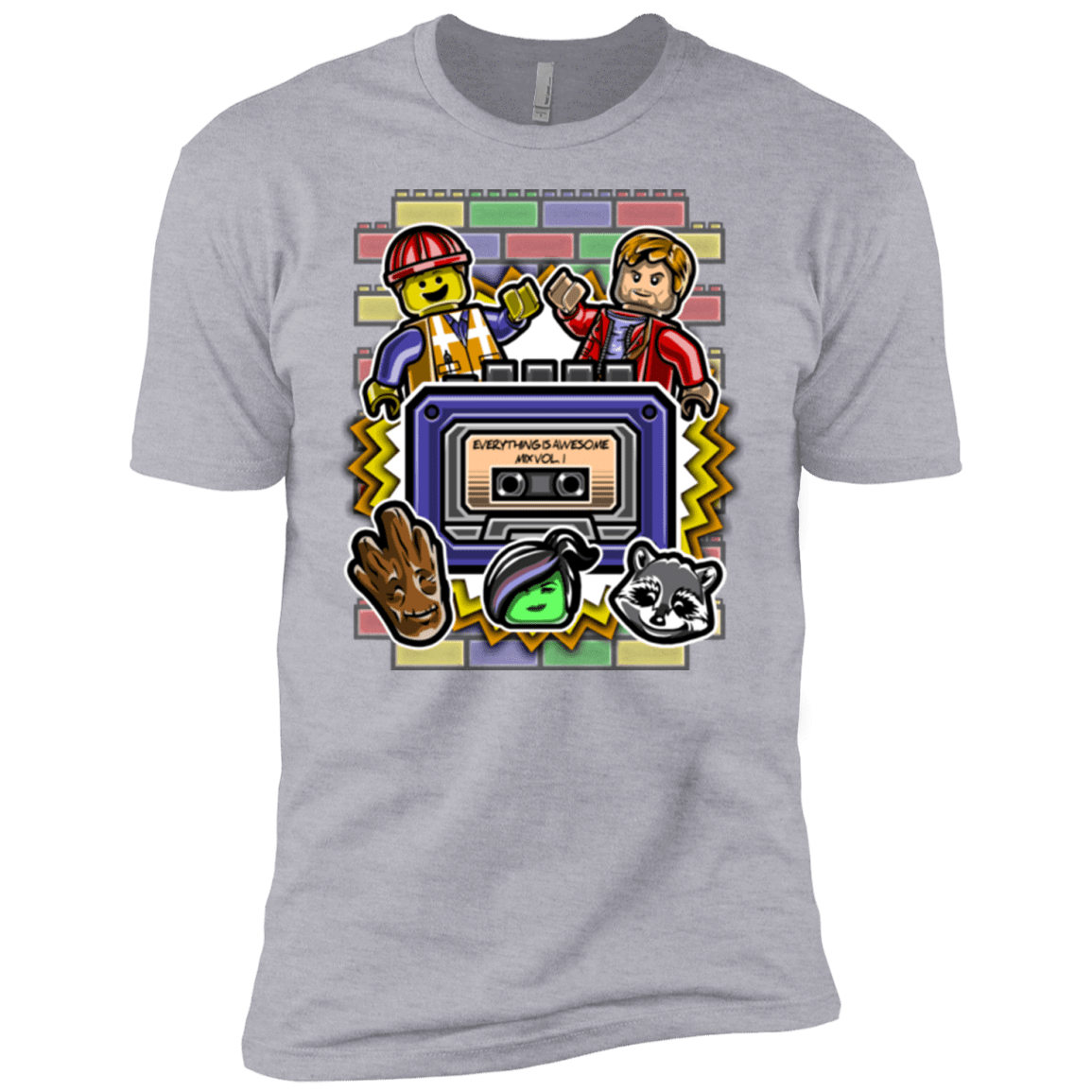 T-Shirts Heather Grey / YXS Everything is awesome mix Boys Premium T-Shirt