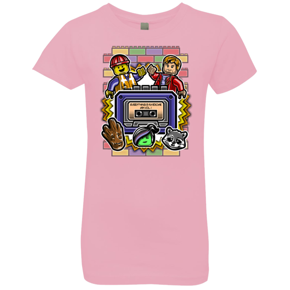 T-Shirts Light Pink / YXS Everything is awesome mix Girls Premium T-Shirt