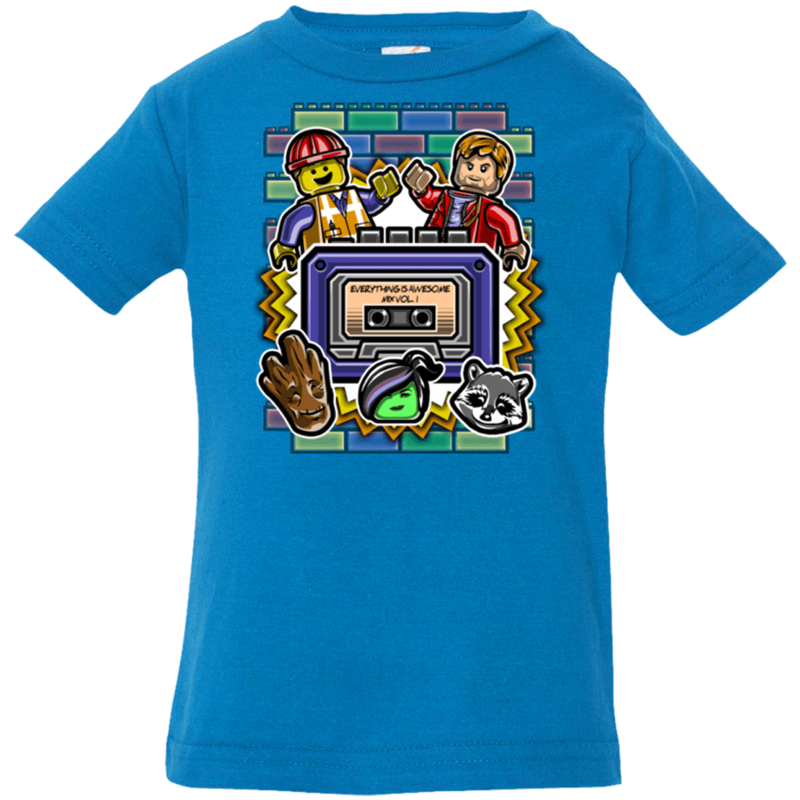 T-Shirts Cobalt / 6 Months Everything is awesome mix Infant PremiumT-Shirt