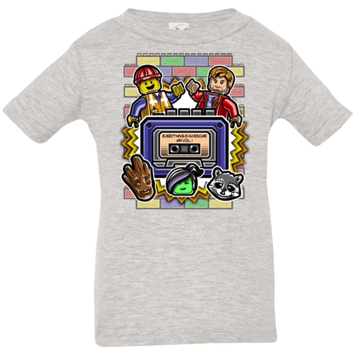 T-Shirts Heather / 6 Months Everything is awesome mix Infant PremiumT-Shirt