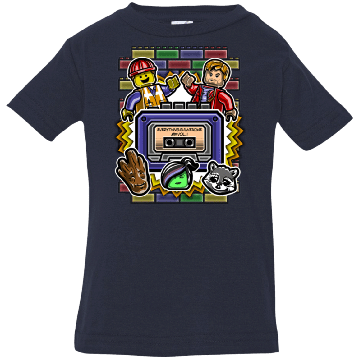 T-Shirts Navy / 6 Months Everything is awesome mix Infant PremiumT-Shirt