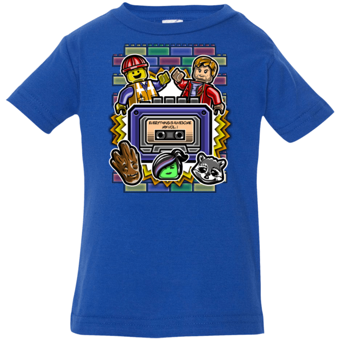 T-Shirts Royal / 6 Months Everything is awesome mix Infant PremiumT-Shirt