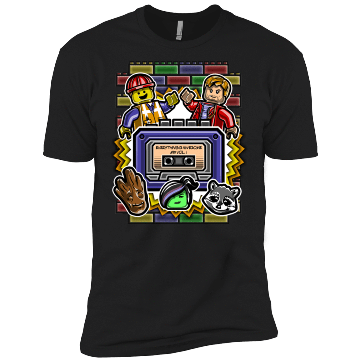 T-Shirts Black / X-Small Everything is awesome mix Men's Premium T-Shirt