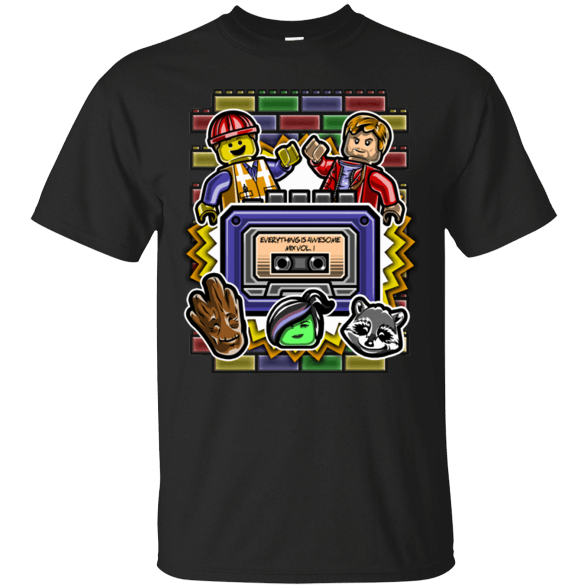 T-Shirts Black / Small Everything is awesome mix T-Shirt