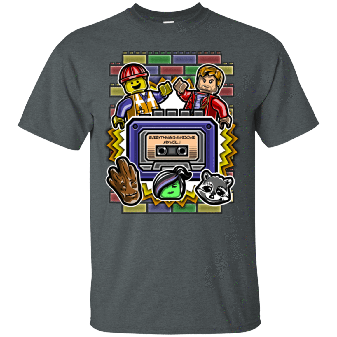 T-Shirts Dark Heather / Small Everything is awesome mix T-Shirt