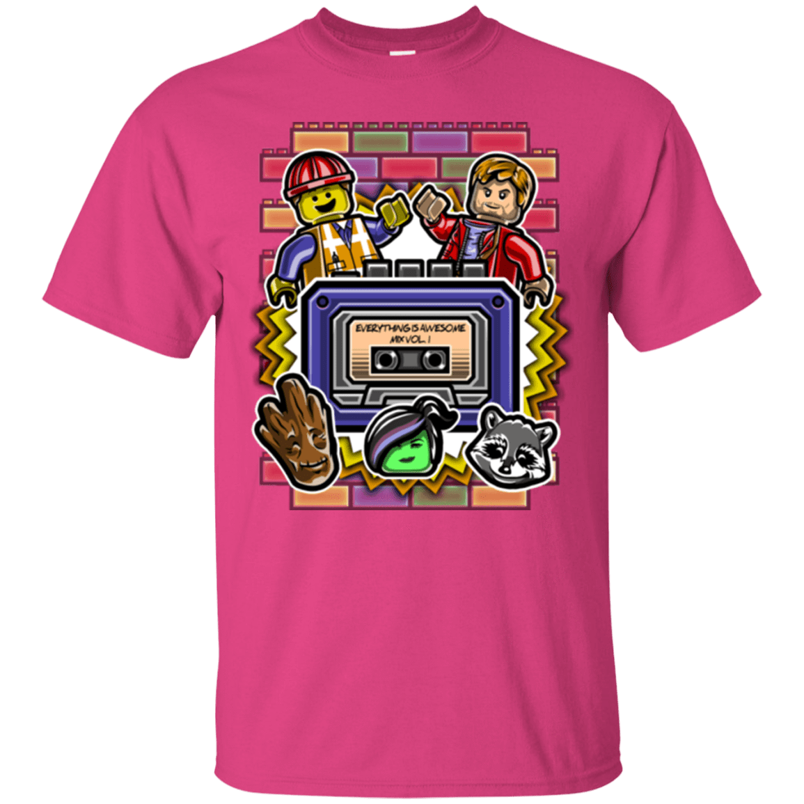 T-Shirts Heliconia / Small Everything is awesome mix T-Shirt