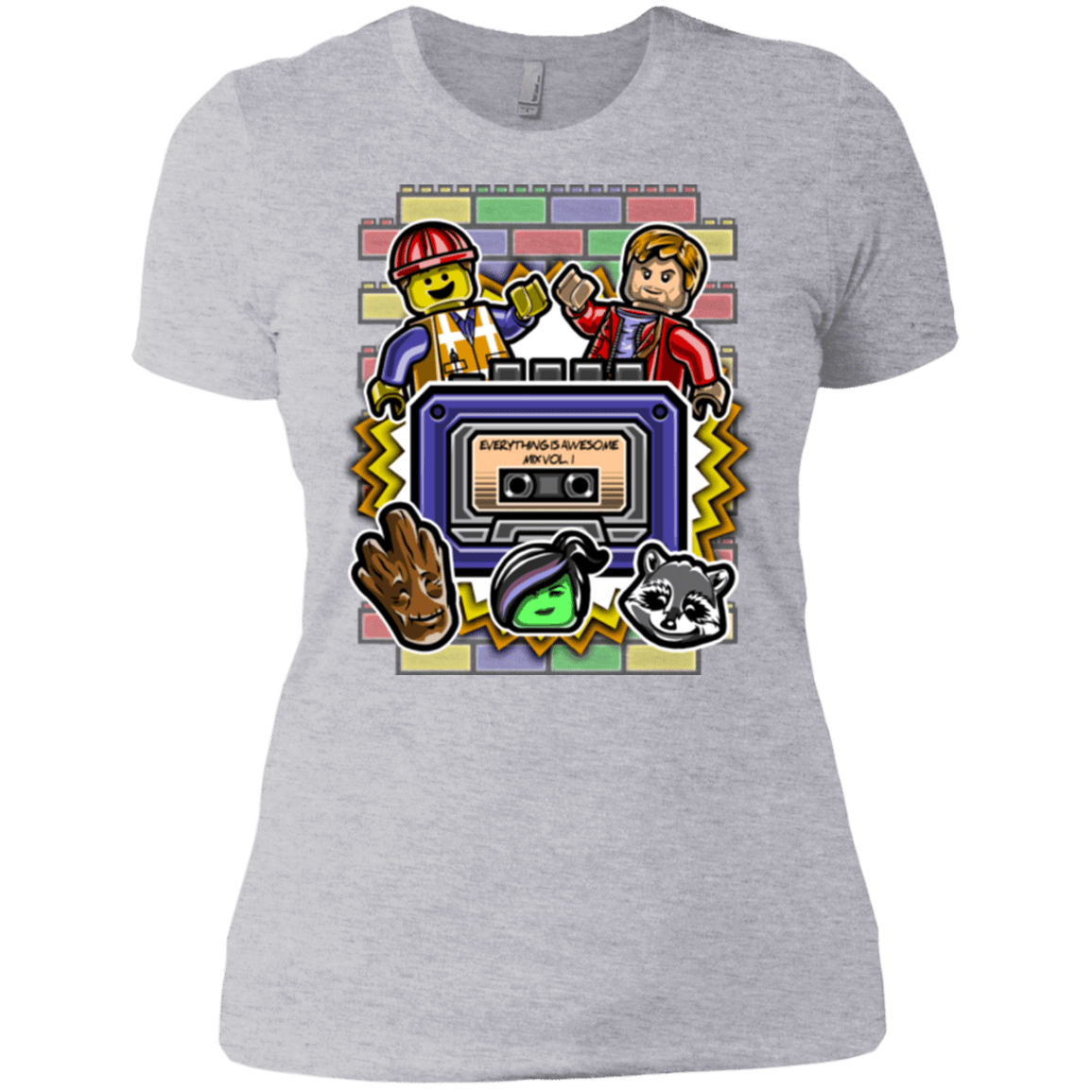 T-Shirts Heather Grey / X-Small Everything is awesome mix Women's Premium T-Shirt