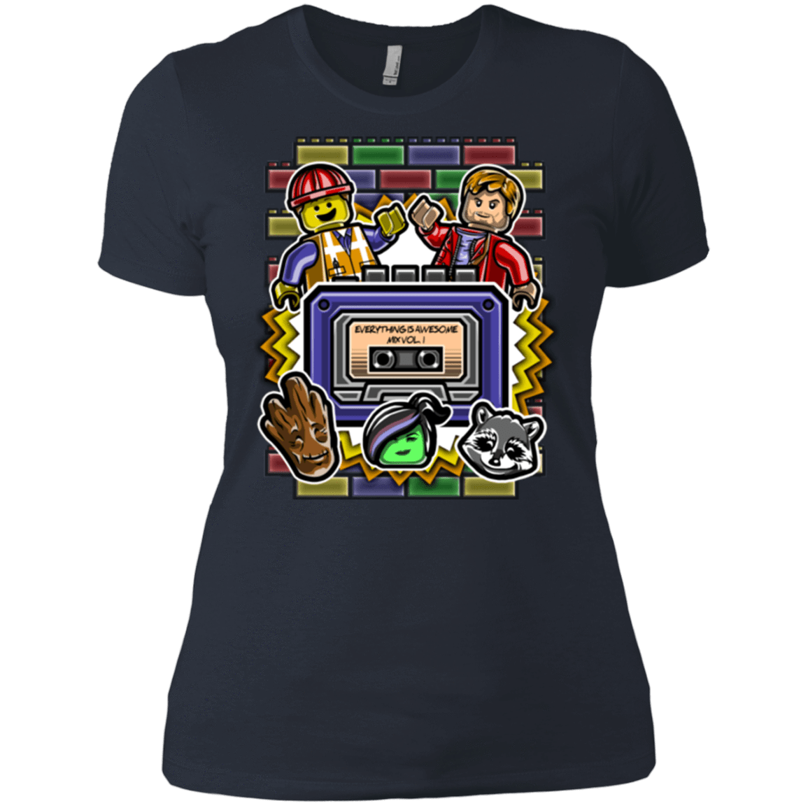 T-Shirts Indigo / X-Small Everything is awesome mix Women's Premium T-Shirt