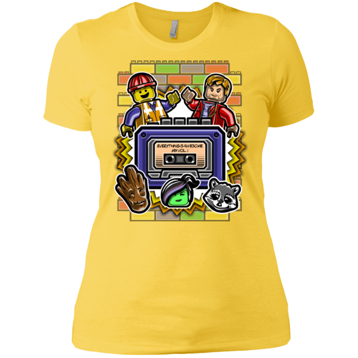 T-Shirts Vibrant Yellow / X-Small Everything is awesome mix Women's Premium T-Shirt