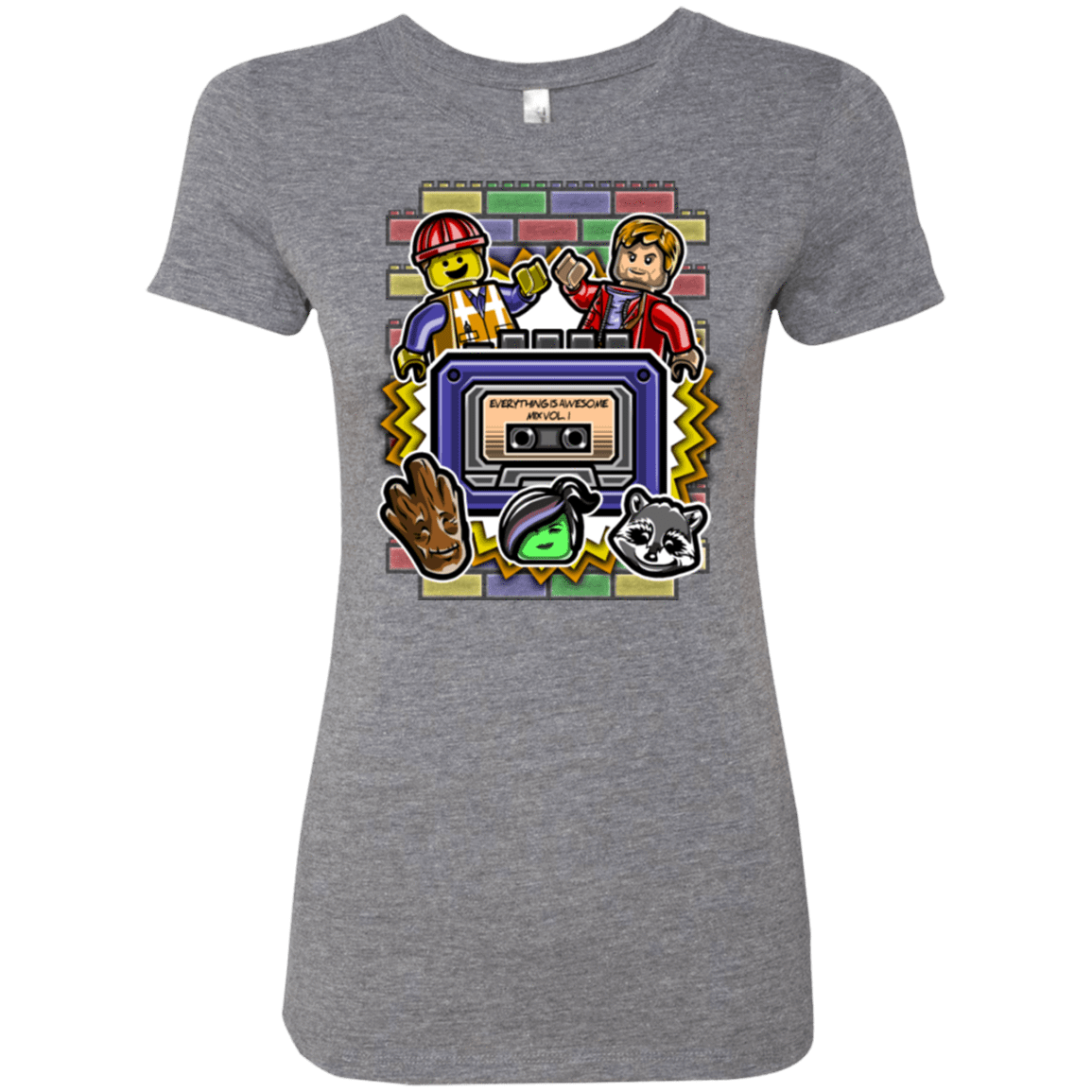 T-Shirts Premium Heather / Small Everything is awesome mix Women's Triblend T-Shirt