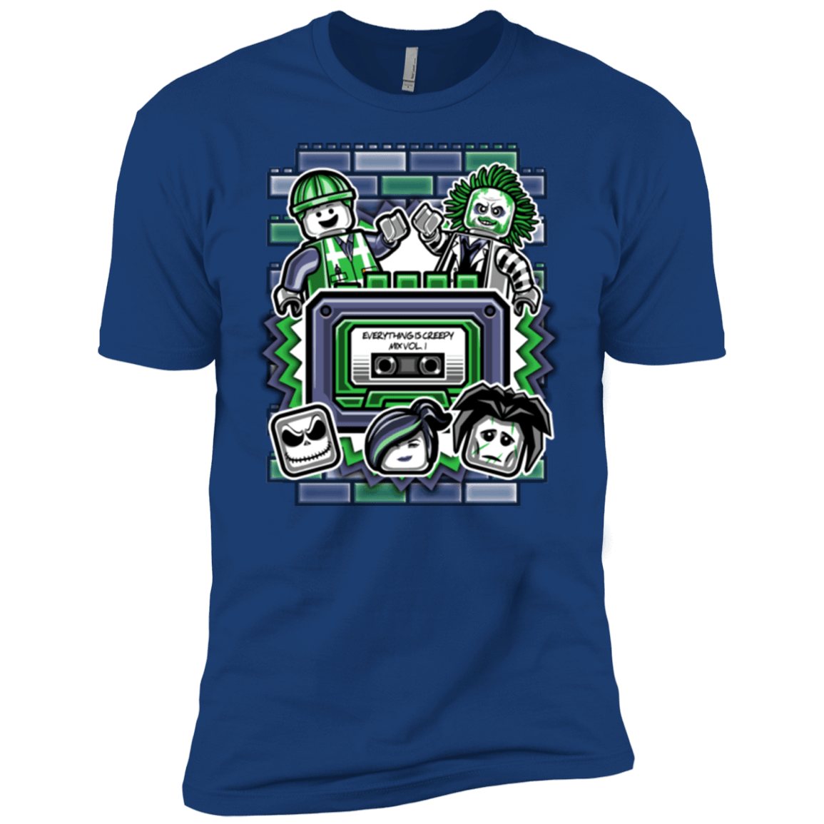 T-Shirts Royal / YXS Everything Is Creepy Mix Boys Premium T-Shirt