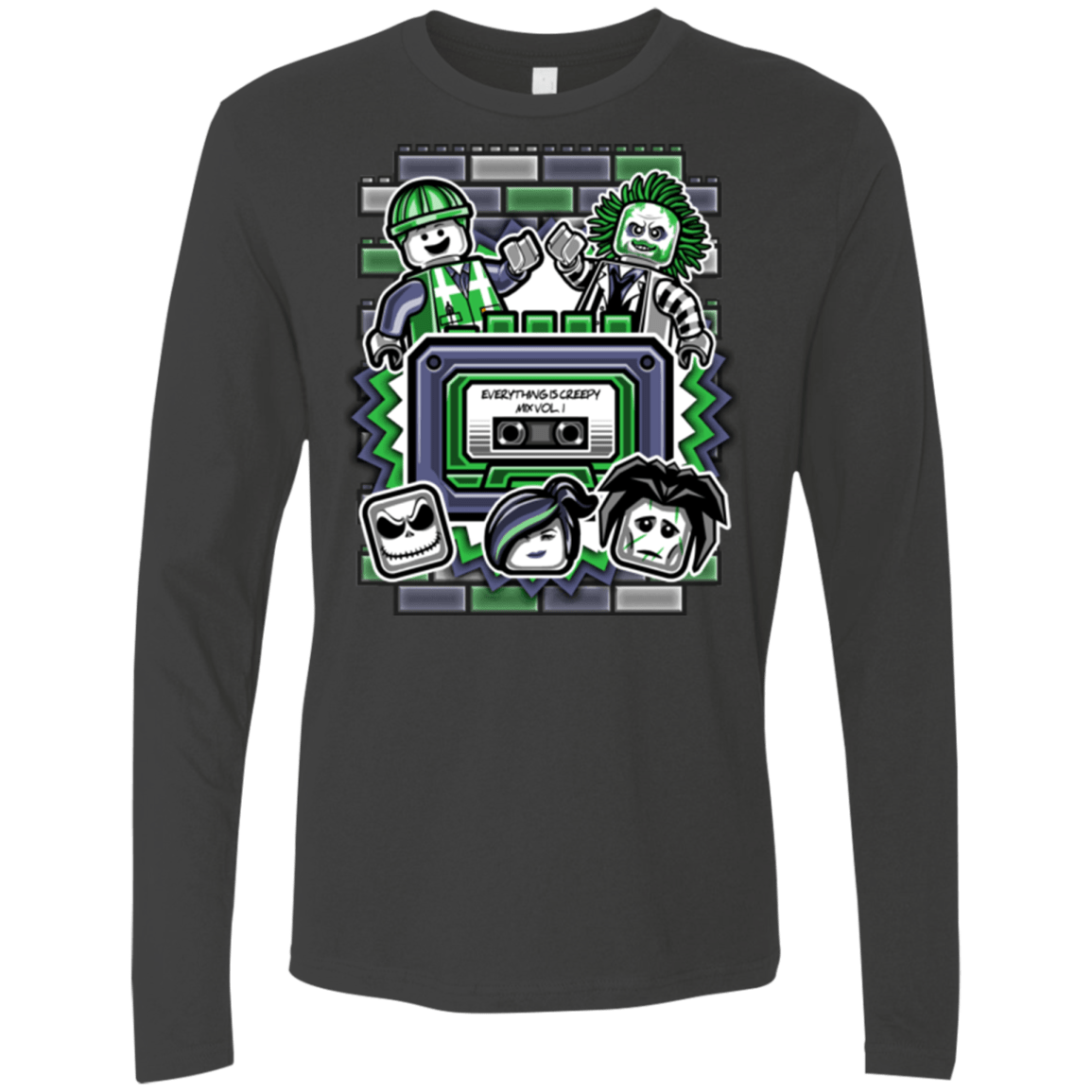 T-Shirts Heavy Metal / Small Everything Is Creepy Mix Men's Premium Long Sleeve